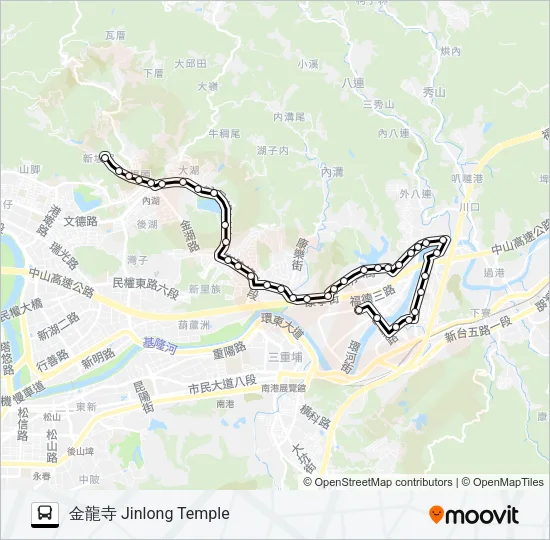677副 Bus Line Map