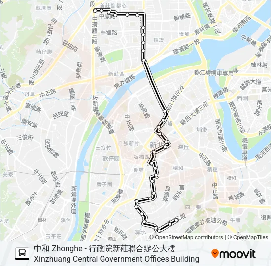 813區 Bus Line Map