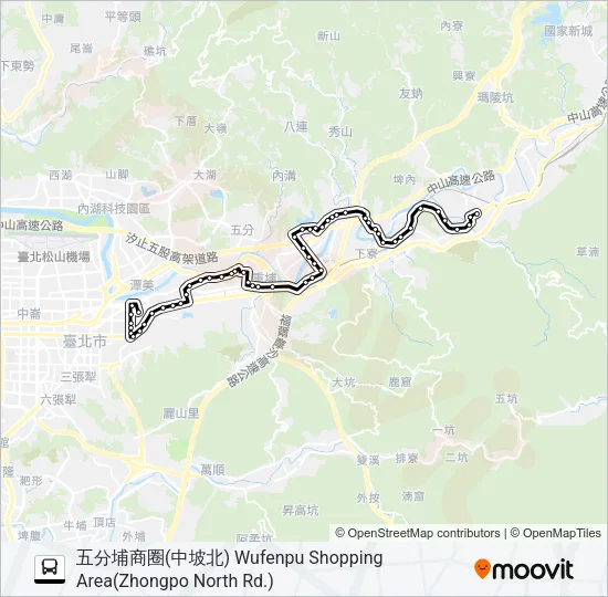 817 Bus Line Map