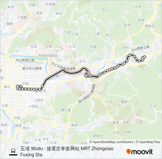 919 Bus Line Map