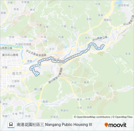 藍22 Bus Line Map