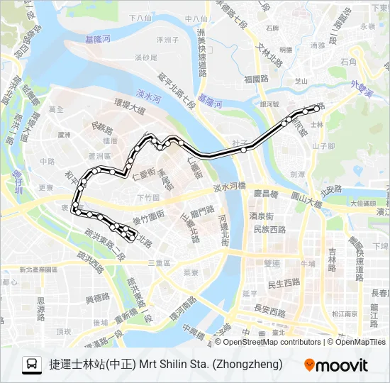 816 Bus Line Map