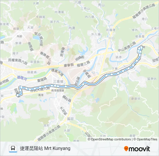 藍15  Line Map