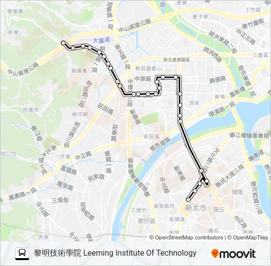 918區 Bus Line Map