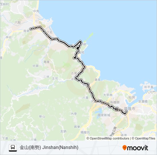 790 bus Line Map