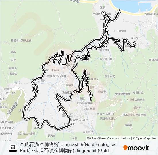 891 Bus Line Map