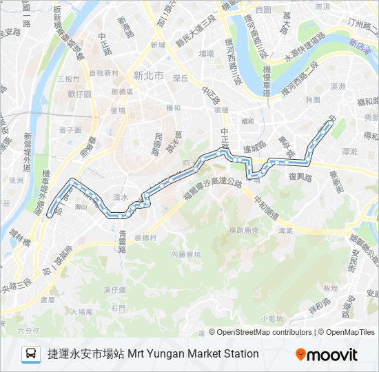 藍41 bus Line Map