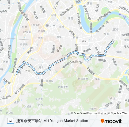 藍41 Bus Line Map