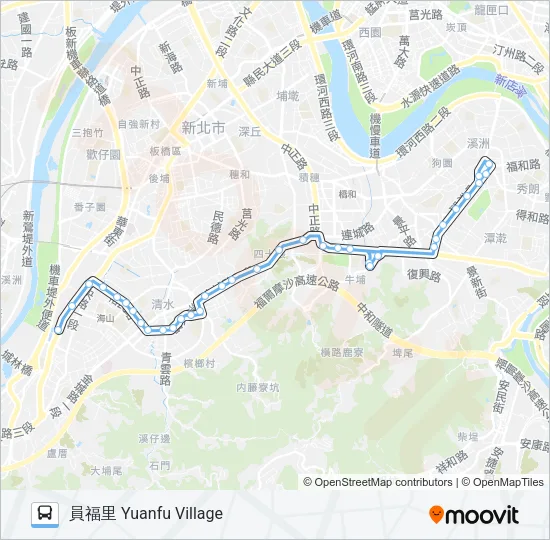 藍41 Bus Line Map