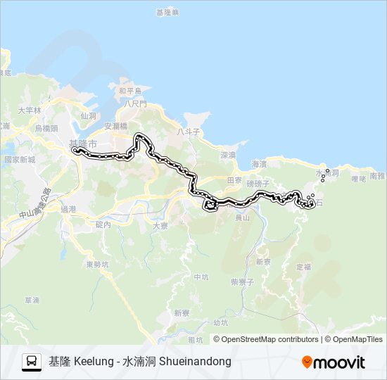 788去水湳洞 bus Line Map