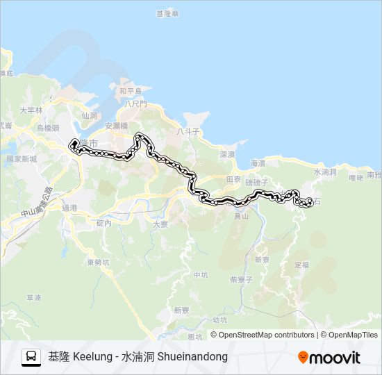 788去水湳洞 bus Line Map