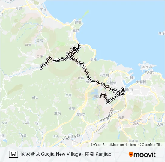 789國家新城 Bus Line Map
