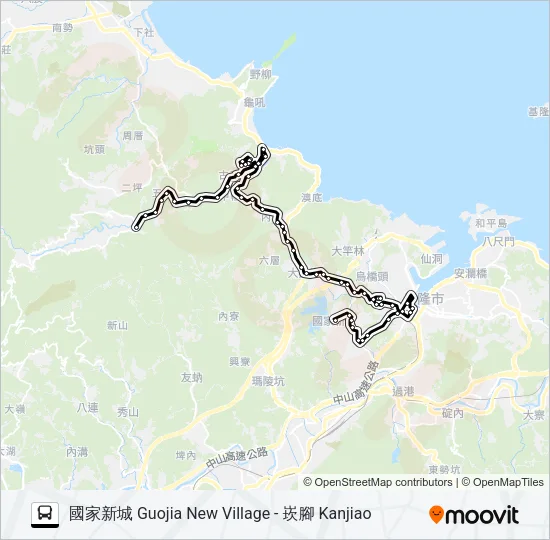 789國家新城 Bus Line Map