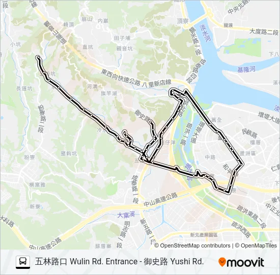 581御史路 Bus Line Map