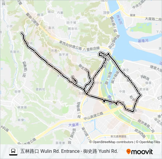 581御史路 Bus Line Map
