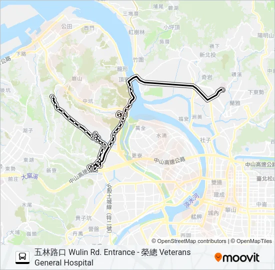 583五林路口 Bus Line Map