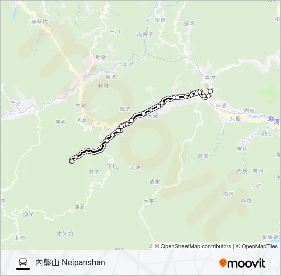 780雙溪火車站 Bus Line Map