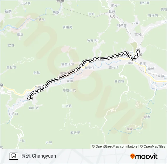 782雙溪火車站 Bus Line Map