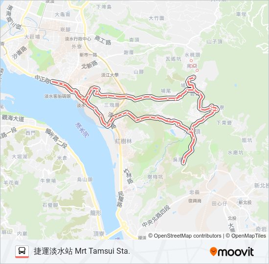 F101樹興 bus Line Map