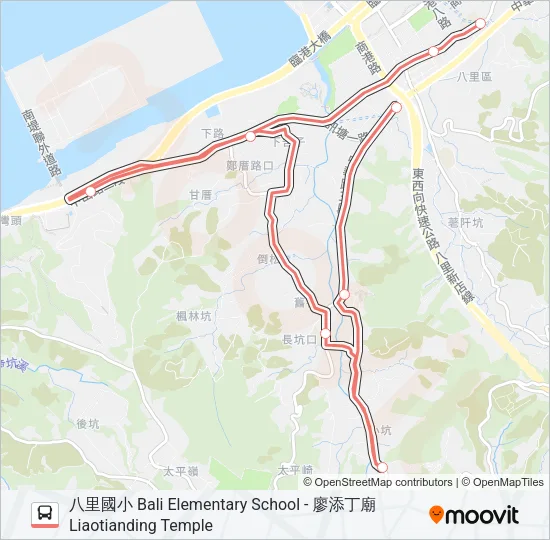 F121 Bus Line Map