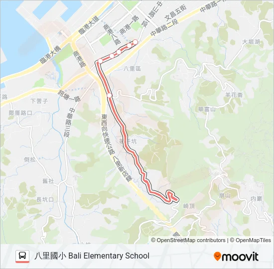 F122 Bus Line Map