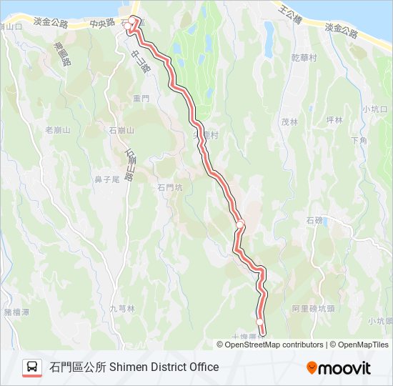 F151-0605 bus Line Map