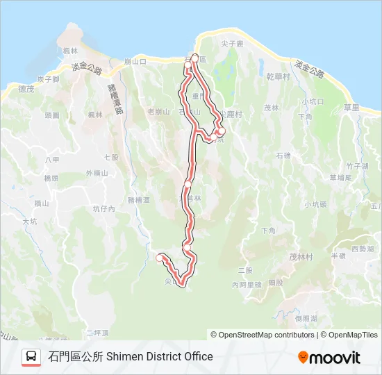 F151-0620 Bus Line Map