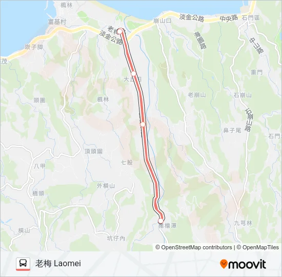 F152-0635 Bus Line Map