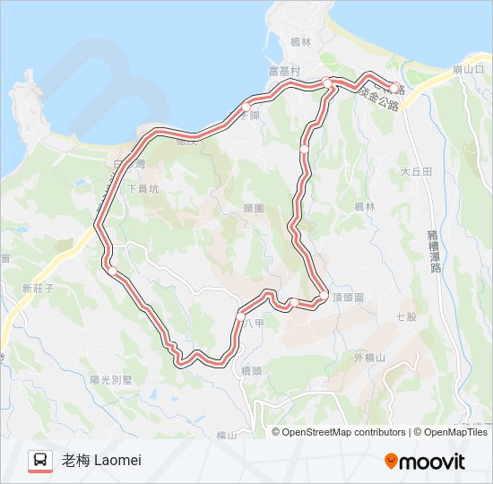 F152-0700 bus Line Map