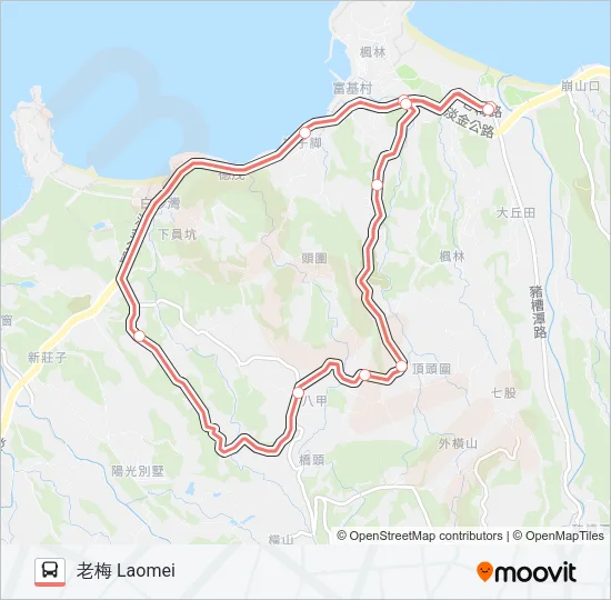 F152-0700 Bus Line Map