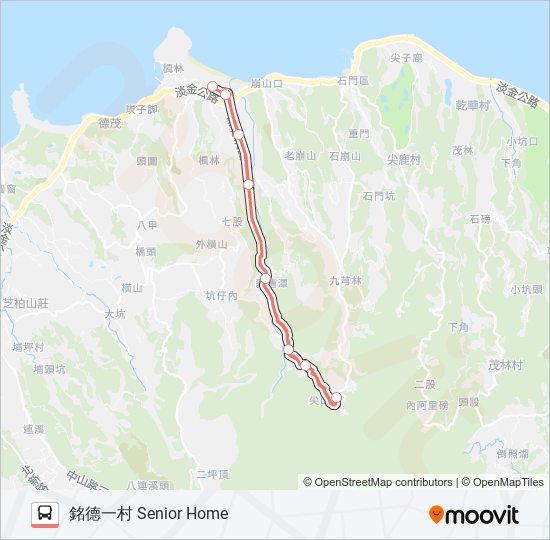 F152-0810 bus Line Map