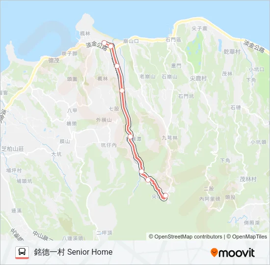 F152-0810 Bus Line Map