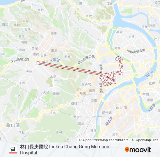 F205福興里 bus Line Map