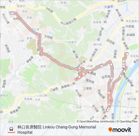 F206新泰活動中心 Bus Line Map
