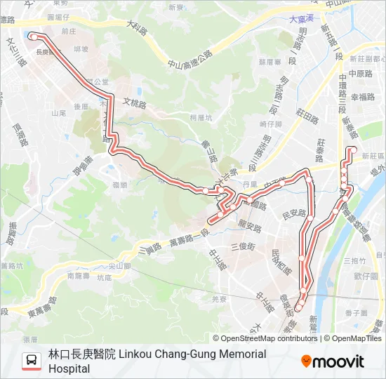 F206新泰活動中心 Bus Line Map