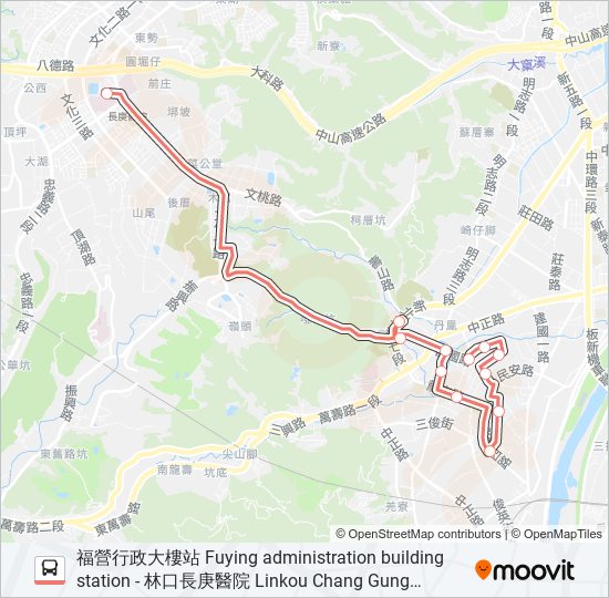 F207福營行政大樓 bus Line Map