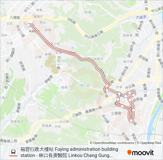 F207福營行政大樓 Bus Line Map
