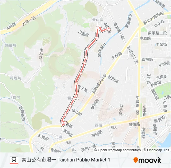 F211 Bus Line Map