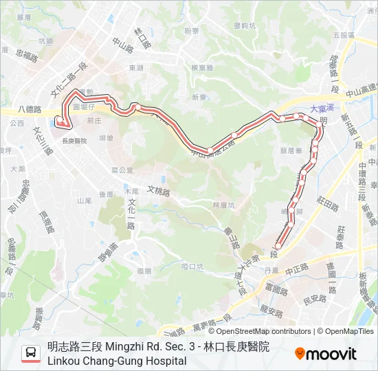 F217 Bus Line Map