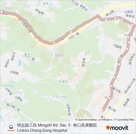 F217 bus Line Map