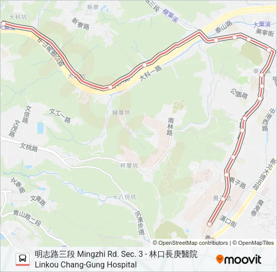 F217 Bus Line Map