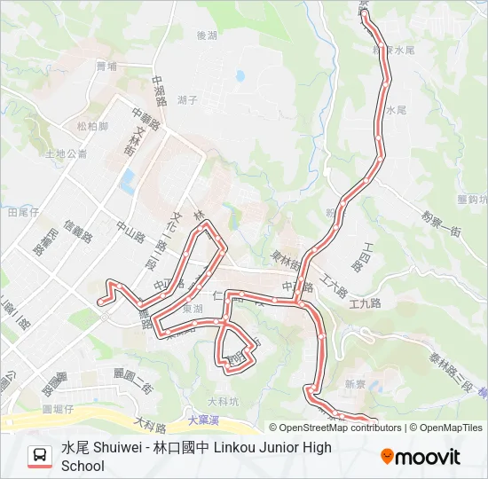 F233 Bus Line Map
