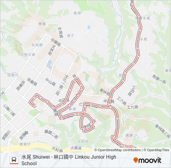 F233 bus Line Map