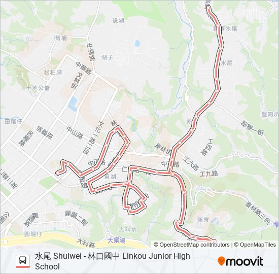 F233 bus Line Map