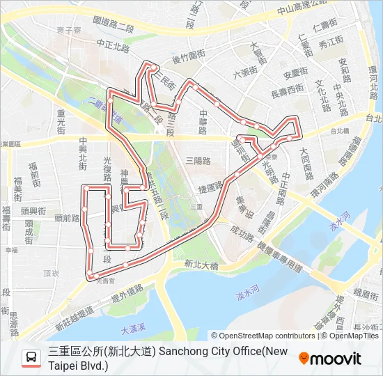 F301 Bus Line Map