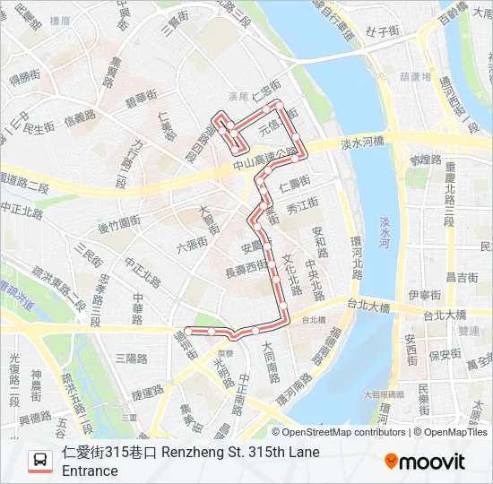 F302 Bus Line Map