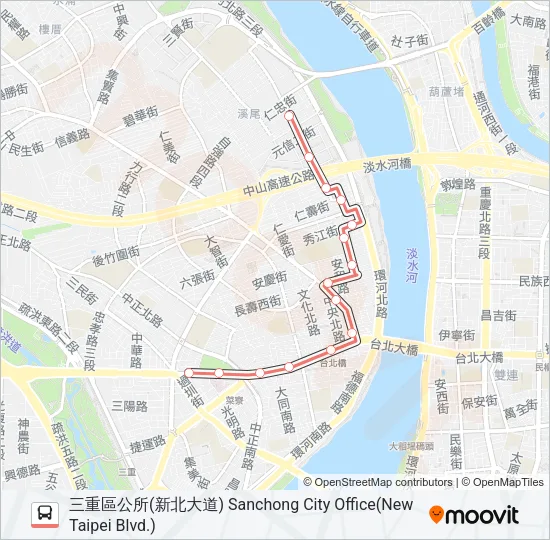 F302 Bus Line Map