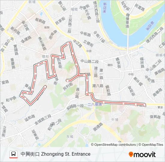 F512 Bus Line Map