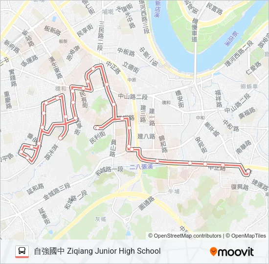F512 Bus Line Map