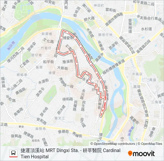 F522 Bus Line Map